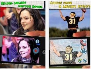 Cartoonatic, una aplicación de iPhone para transformar los videos en dibujos animados