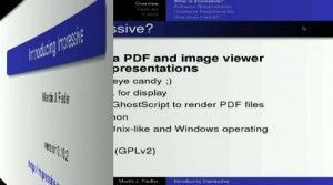 Crea espectaculares presentaciones en Linux con Impressive