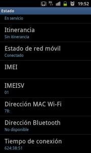 Como conocer la MAC en Android