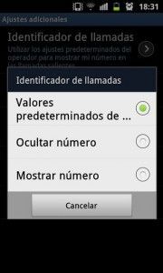 Ocultar el numero de teléfono en Android