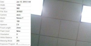 Asus Nexus 7 Tablet toma su primera fotografía