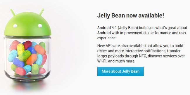 SDK de Android 4.1 ” Jelly Bean” ya disponible