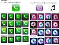 iOS vs Android Touchrwizz: Se han copiado los iconos, dice Apple