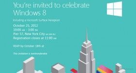 Microsoft anuncia su evento Windows 8 y Surface el 25 de octubre