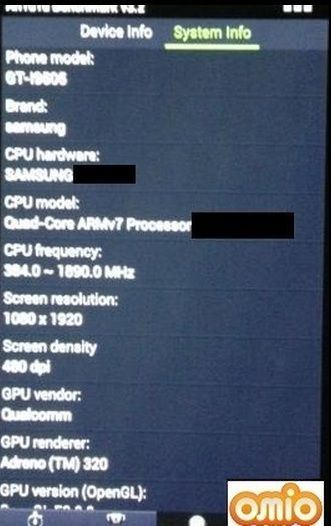 Samsung Galaxy S4 nos muestra sus características