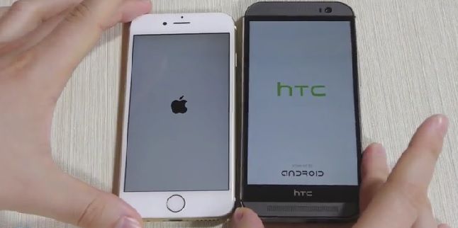 iPhone 6 vs HTC One M8, prueba de velocidad en vídeo