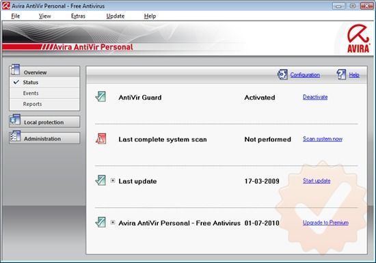 Avira AntiVir Personal Edition 9.0.0.430, descarga este antivirus gratuito