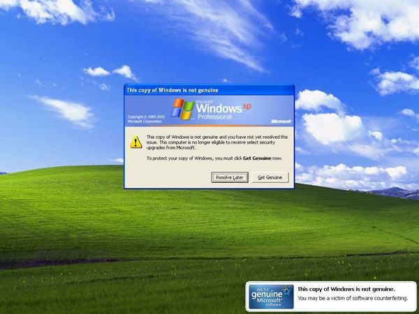 Microsoft WGA (Windows Genuine Advange)