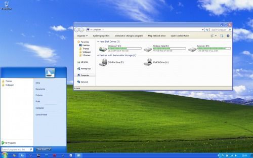 Theme Windows XP Luna para Windows7