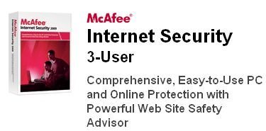 McAfee Internet Security con licencia gratuita durande 6 meses