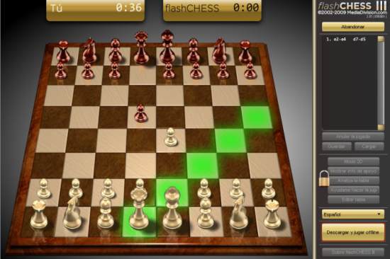 Flash Chess III, ajedrez online en 3D