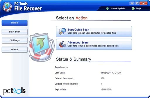 PC Tools File Recover 7.5