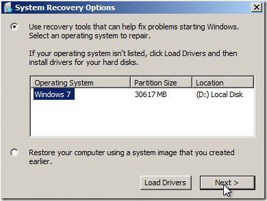 Reparar Windows 7