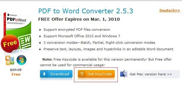 PDF to Word Converter - Registro