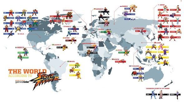 Luchadores de Street Fighter