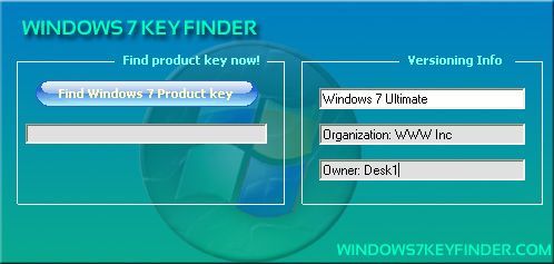 Windows 7 Key Finder, extraer la clave de licencia de Windows 7