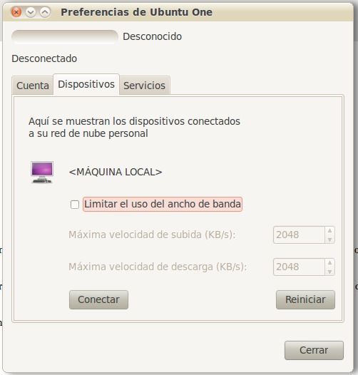 Conectar Máquina Local con Ubuntu One