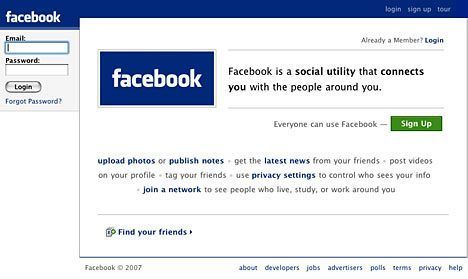 Facebook en 2007