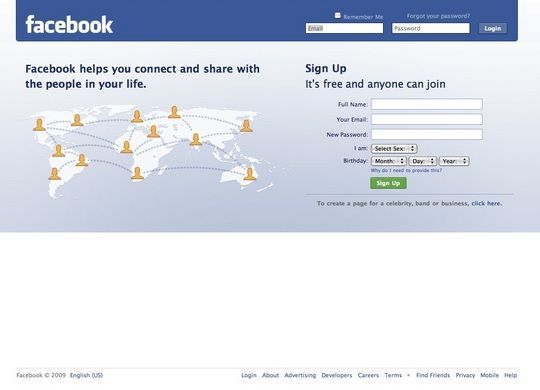 Facebook en 2009