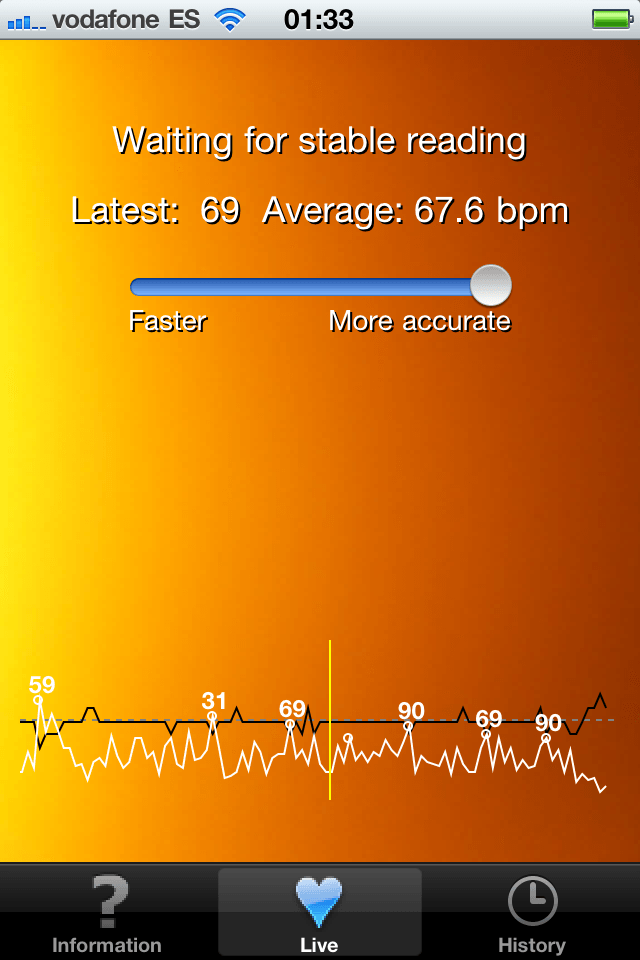 Pulse Phone, la aplicación que muestra tu ritmo cardíaco