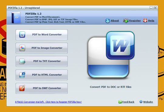 PDFZilla 1.2.9, un super conversor PDF gratuito
