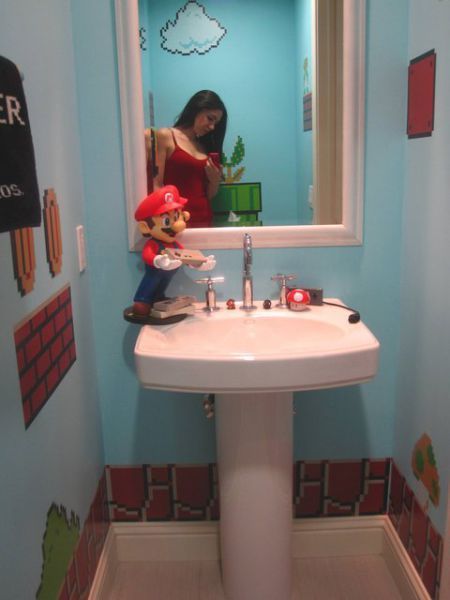 Cuarto de baño de Mario Bros
