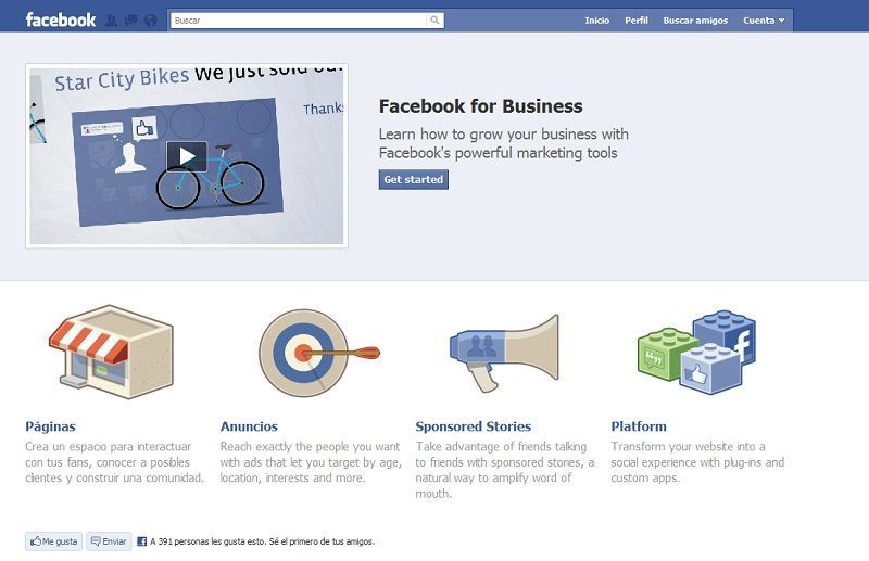Facebook para empresas