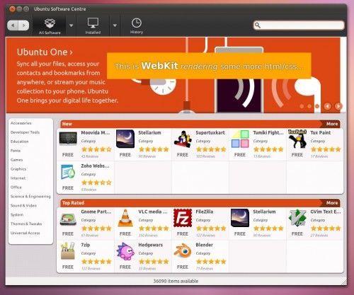 Centro de Software Ubuntu