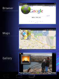Android 3.0 Multitask