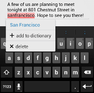 Android4 Text Imput