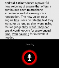 Android4 Voice Imput