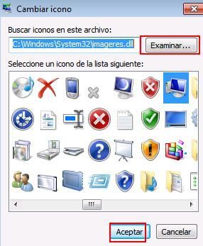 Windows 7 Cambiar Iconos