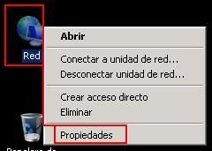 Red en Windows 7