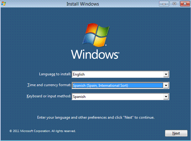 Instalar Windows 8