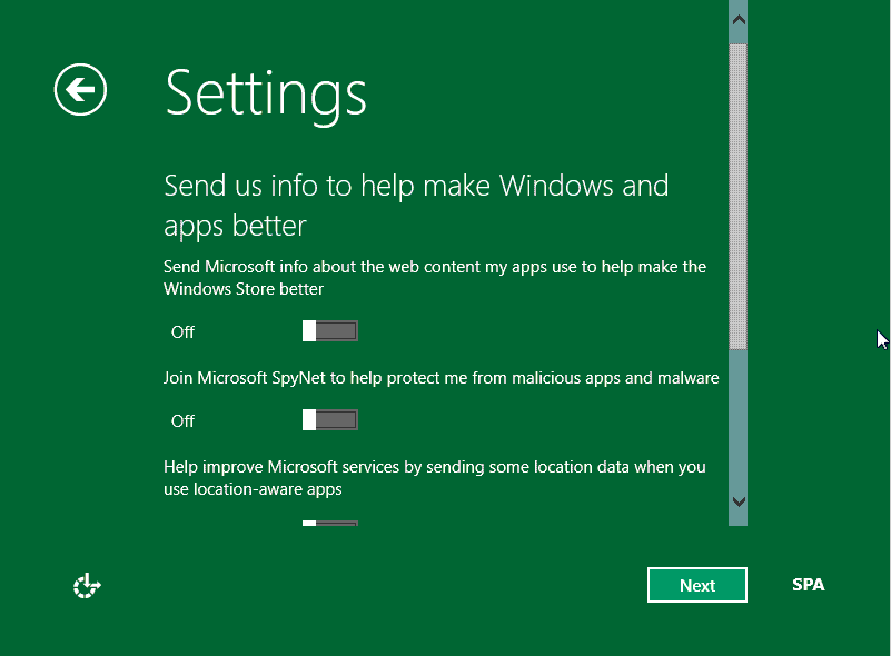 Windows 8 Instalación