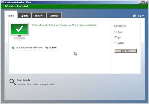 Microsoft lanza Windows Defender Offline Tool