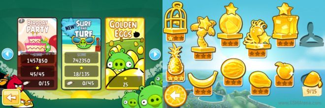 angry birds and angry birds rio updated with more levels
