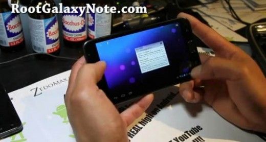 Samsung Galaxy Note transformado en un tablet