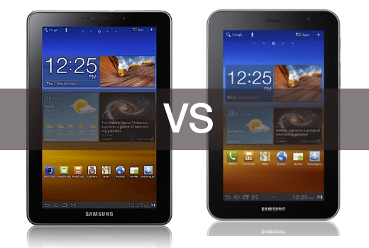 Samsung Galaxy Tab 7.7 vs Samsung Galaxy Tab 7 plus