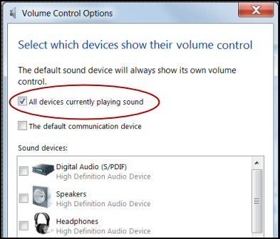 Solucionar de sonido en Windows 8
