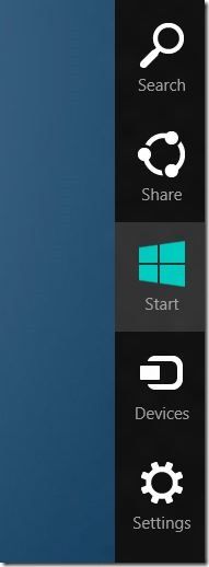 Acceder a los Charm Bars de Windows 8 con un gesto del mouse