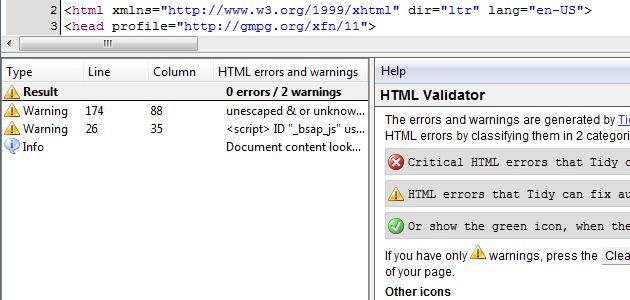 Validador HTML Firefox Add-on