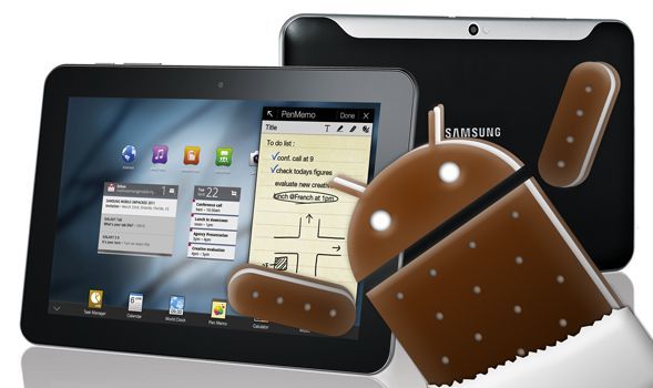 Galaxy Tab comienzan a recibir Android Ice Cream Sandwich oficial