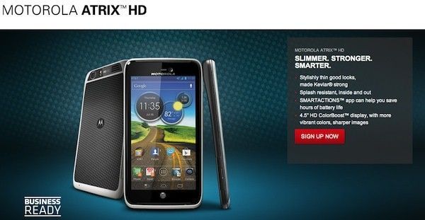 Motorola Atrix HD especificaciones