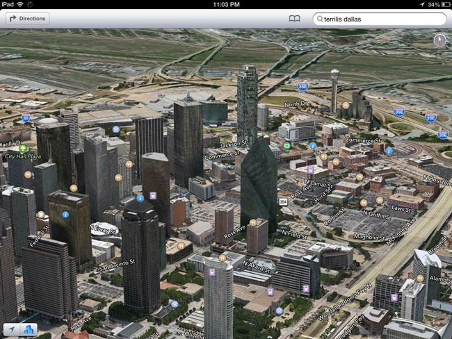 3D Flyover en iOS 6