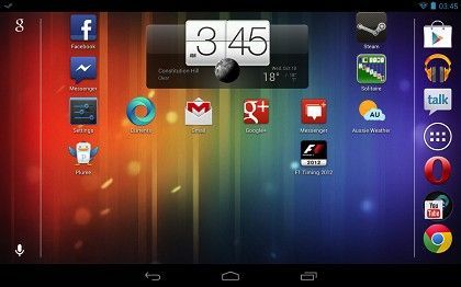 Gogle Nexus 7 con Android 4.1.2