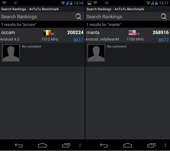 Motorola Occam Manta Google Nexus android 4.2