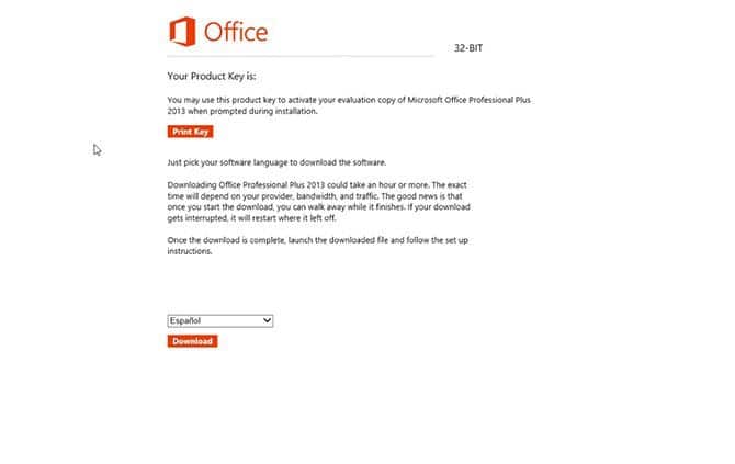 Serial para Microsoft Office 2013