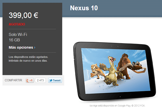 nexus 10 16gb
