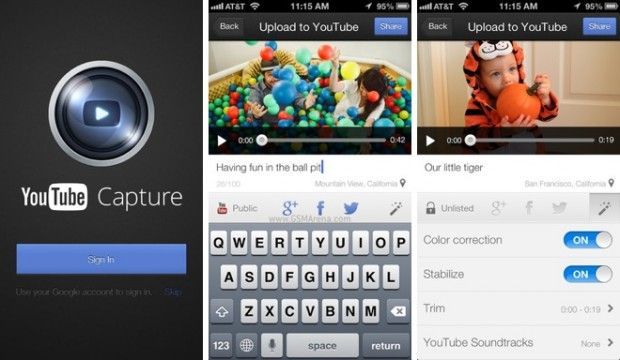 Youtube Capture es la nueva aplicación para iOS de Youtube